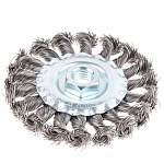 Щетка дисковая косич. 125мм/М14 GEPARD