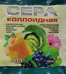 Средство от болезней растений Сера  коллоидная 40г