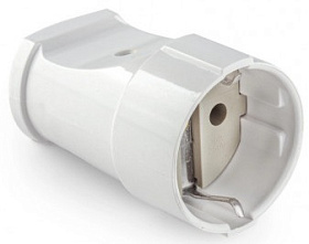 Гнездо штепсельное с/з белое 16А 250ВTANGO