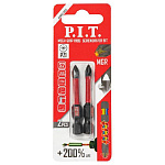 Бита ударная магнитная P.I.T. PZ1x50 мм, MGR, IMPACT, торсионная зона, 2 шт. (ASDR02-50PZ1)