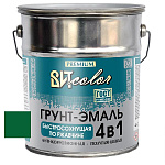 Грунт-эмаль  по ржавчине зеленая быстросохнущая ВИТ color  4 кг.