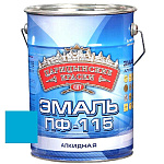 Эмаль светло-голубая ПФ 115  5 кг.