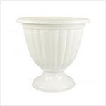 Горшок-кашпо "Джулия" 8л. подвесной бел.