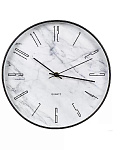 Часы настенные, кварцевые, 30 см, тихий ход, кругл, полимер, Y4-6873