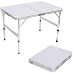 Стол складной TD-02 (90*60*60 см) алюминий + мдф