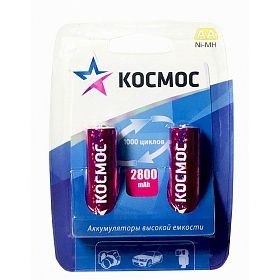 Аккумулятор КОСМОС КОСR03NIMH (1100mA)  AAА/R03 1100мА.ч NI-MH