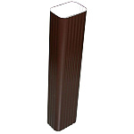 Труба водосточная 76х102х3000 коричневая RAL8017