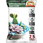 Садовый грунт ЦАРИЦА ЦВЕТОВ для суккулентов 2,5л