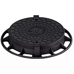 Люк чугунный для смотровых колодцев тип К  средний