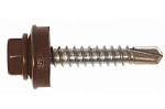 Саморез д/мет.черепицы 4,8х35 мм. (250 шт) корич. RAL8017