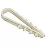 Хомут-дюбель 5-8мм.(100шт) белый