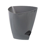 Горшок для цветов Элеганс 5,0л серый