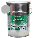 Грунт-эмаль по ржавчине 3 в 1 серая ВИТ color/ВИТ колор  5 кг.