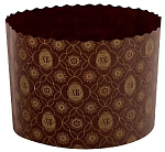 Форма для выпечки куличей бумага, 3 шт, 11х8.5 см, круглая, Мультидом, МТ8-111