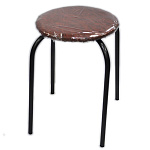 Табурет круглый корич.