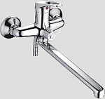 Смеситель д/ванны с длинным изливом L2213, хром
