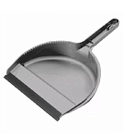 Совок пластик, 30х24х7 см, с резин.кром, сер, Homver, Etna, 221230235/03