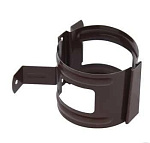 Крепеж трубы @100 оцинк. корич. (на дерево)