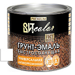 Грунт-эмаль быстросохнущая универсальная белая RAL 9003 ВИТ color  1,8 кг.
