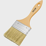 Кисть плоская Четверг 50х14мм, светлая смешанная щетина, пластик. ручка 