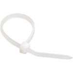 Хомут 3,6х200мм нейл. бел. (упак. 100шт) ИЭК