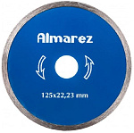 Диск алмаз.125х22,23мм отрезной, Керамика тонкий 1,2мм, мокрый рез Hardcore Almarez