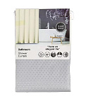 Штора для ванн 180х180 см, ПЭ, Пузырьки/ромбики, сер, Y8-2918