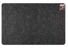 Коврик грязезащитный влаговпитывающий, 80х120 см, прямоуг, ПЭ, сер, LK11