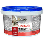 Эмаль акриловая полуглянцевая универсальная белая ВИТ color/ВИТ колор  2,2кг.