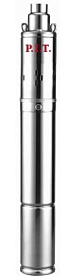 Насос скважинный PSW750-T1 (900Вт, напор 130м, произв-ть 33л/мин, нерж., терм. защ., винтовой)