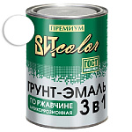Грунт-эмаль по ржавчине 3 в 1 белая ВИТ color/ВИТ колор  0,8 кг.