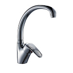 Смеситель кухонный РОССИЯ-МОСКВА шаровый 40мм боковой с сатеновой ручкой