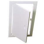 Люк металлический с широким бортом 400х600мм 