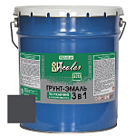 Грунт-эмаль по ржавчине 3 в 1 графитовый серый ВИТ color RAL 7024 20 кг.