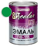 Эмаль зеленая ПФ 115 ГОСТ ВИТ color/ВИТ колор  0,8 кг.