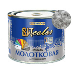 Эмаль с молотковым эффектом  "Серебристая" 0,4 кг.