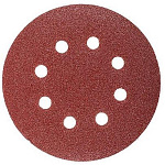 Шлифлист 125мм круг Р120 д/дерева 8 отв. (10шт) ВОЛАТ