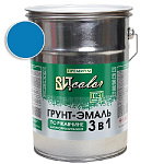 Грунт-эмаль по ржавчине 3 в 1 светло-голубая ВИТ color/ВИТ колор  5 кг.