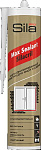 Герметик силиконизированный Sila PRO Max Sealant Sillacril для окон и дверей, белый. 290 мл