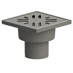 Трап РР 50 (100х100) вертик. спуск с метал. решеткой