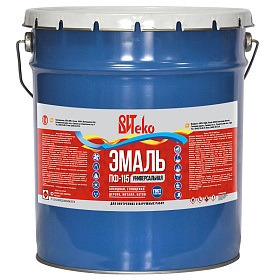 Эмаль графитовый серый ПФ 115 ВИТЕКО RAL 7024 20 кг.