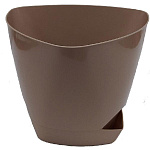 Горшок для цветов Элеганс 5,0л шоколад