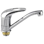 Смеситель д/кухни шар. FRAP d40 L4502-2-В на гайке