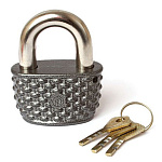 замок Навесной ЧАЗ ВС2-35 "Корзинка" 3 ключа, запирание ключом