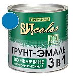 Грунт-эмаль по ржавчине 3 в 1 светло-голубая ВИТ color/ВИТ колор  2,6 кг.