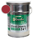 Грунт-эмаль по ржавчине 3 в 1 вишня ВИТ color/ВИТ колор  5 кг.