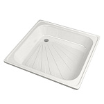 Поддон стальной эмалир. 0,8х0,8х0,14