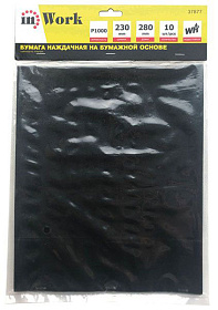 Бумага нажд. inWork в листах 230х280мм Р80 (10шт)