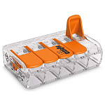 Клемма универс. компактная 5х(0,14-4,0) WAGO 221-415