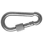 Карабин с фиксатором 5 цинк